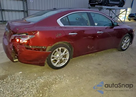 2013 Nissan Maxima S from USA, damaged, VIN 1N4AA5AP7DC800220